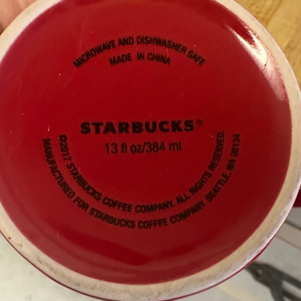 Starbucks Holiday Limited Edition 13 fl oz coffee mug